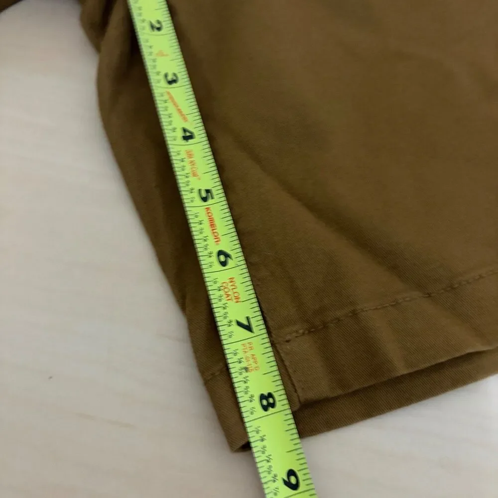Old Navy Shorts Boy's 12 Slim Brown Chino Casual Built in Flex 8